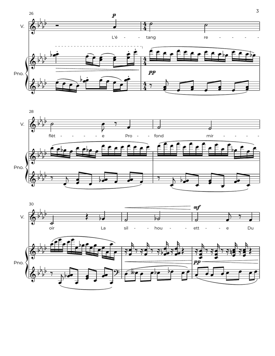 L'heure exquise L'heure exquise Voice scores gallery preview page 3