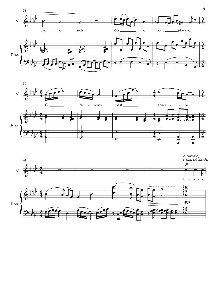 L'heure exquise L'heure exquise Voice scores gallery preview page 4
