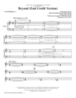 Beyond (End Credit Version) (arr. Mac Huff) - Synthesizer 1 & 2