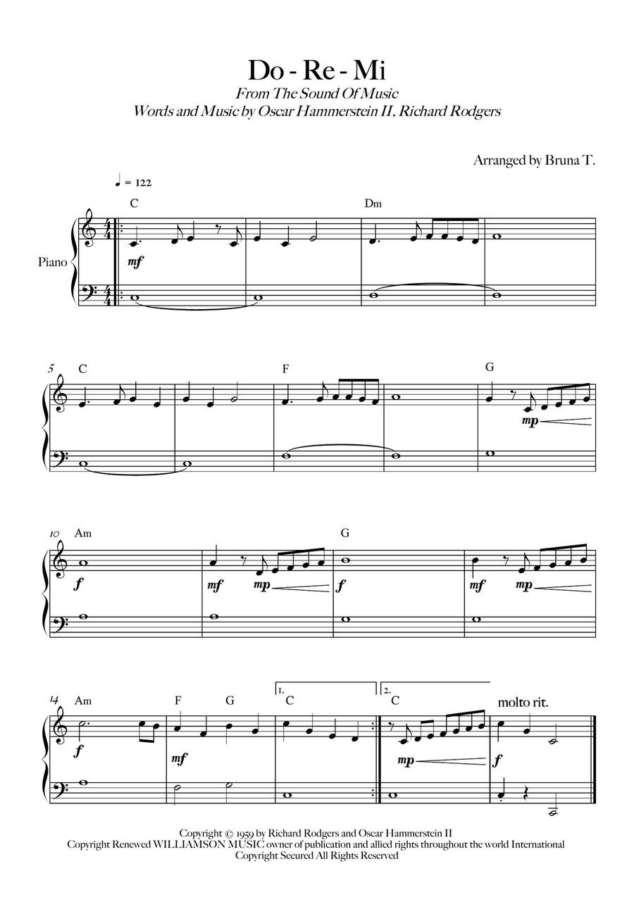 Do-Re-Mi Do-Re-Mi Piano Method scores gallery preview page 1