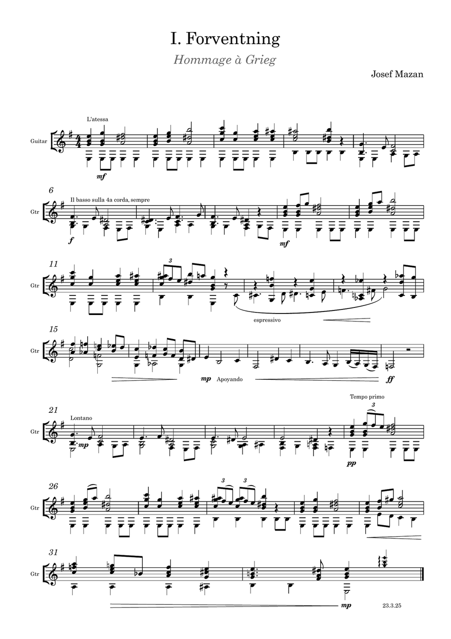 5 Gitarstemninger Acoustic Guitar scores gallery preview page 2
