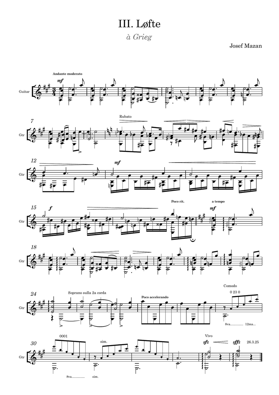 5 Gitarstemninger Acoustic Guitar scores gallery preview page 4