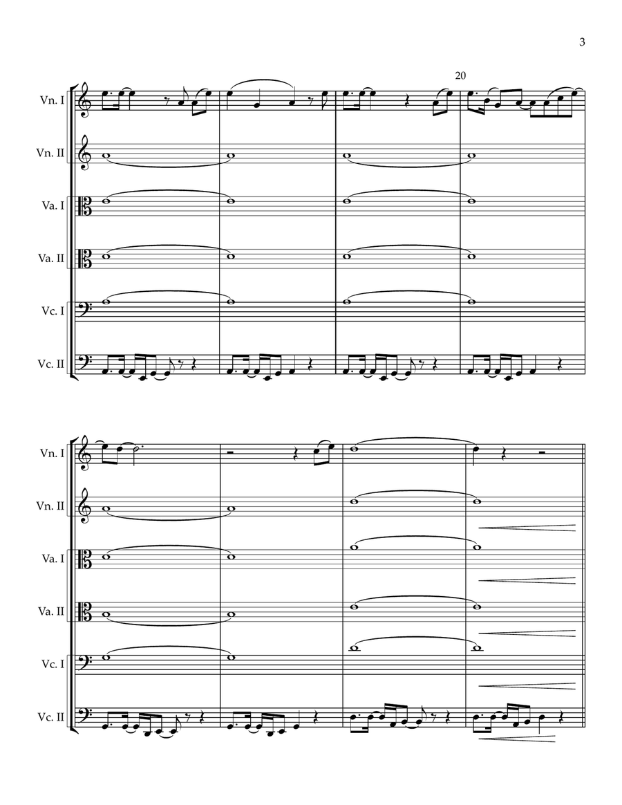 Broken Wings Broken Wings String Orchestra scores gallery preview page 3