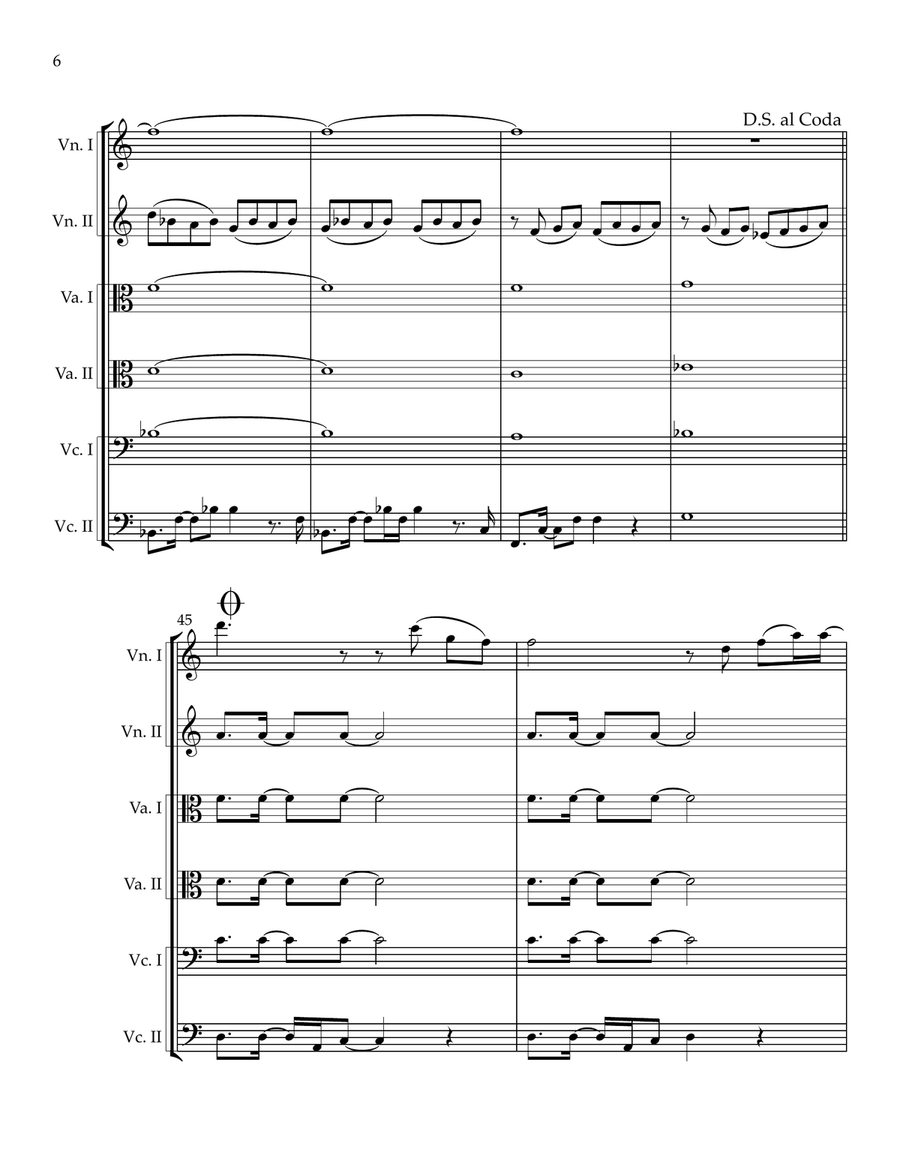 Broken Wings Broken Wings String Orchestra scores gallery preview page 6