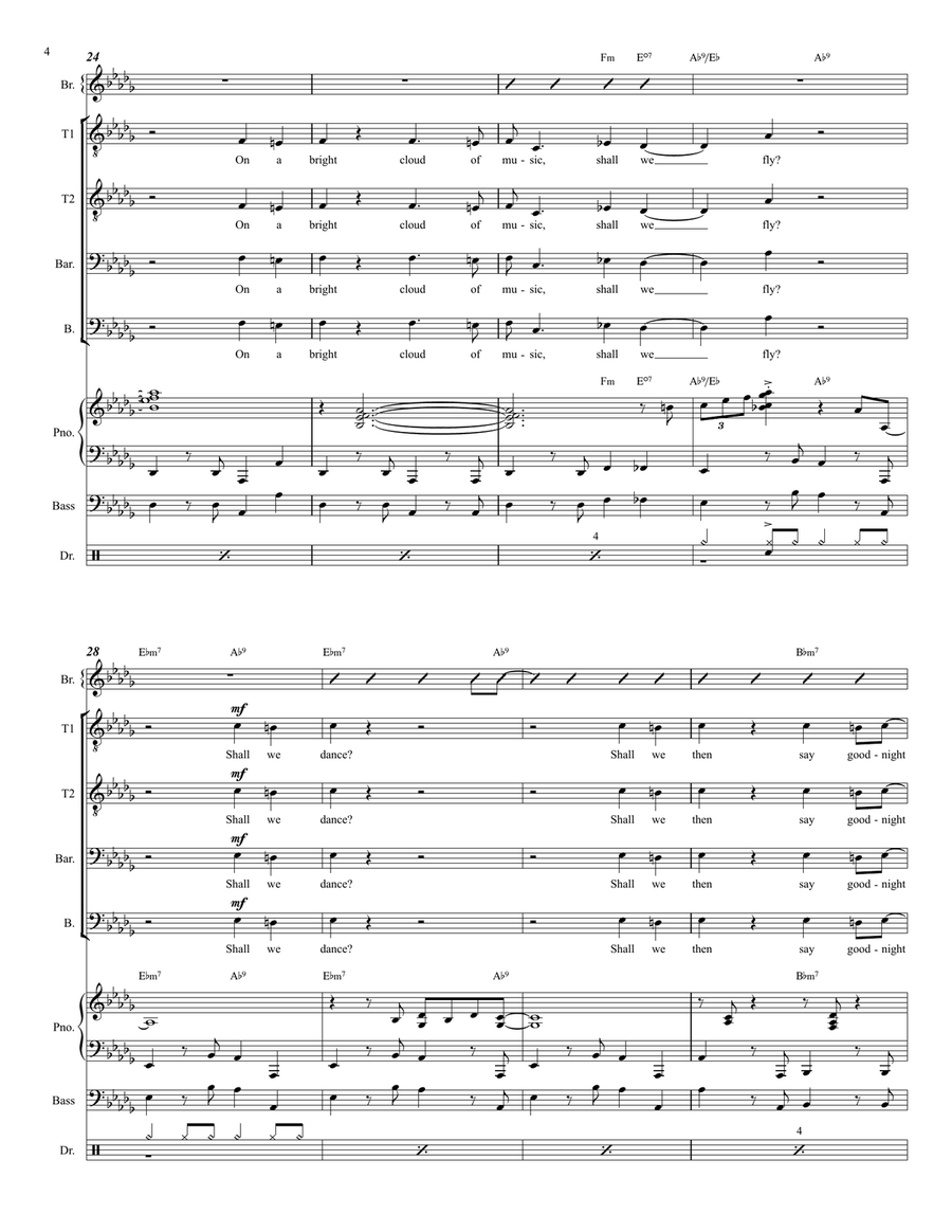 Shall We Dance? Shall We Dance? Small Ensemble scores gallery preview page 4