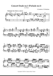 Prelude No.1 - Concert Etude
