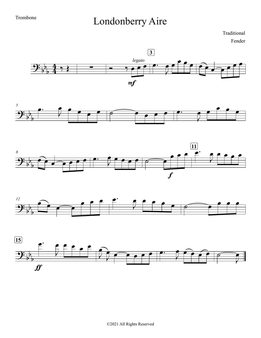 Londonderry Air Londonderry Air Piano scores gallery preview page 1