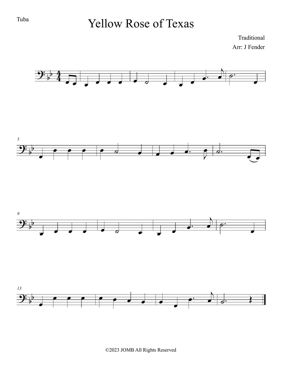 Yellow Rose of Texas Yellow Rose of Texas Piano Method scores gallery preview page 1
