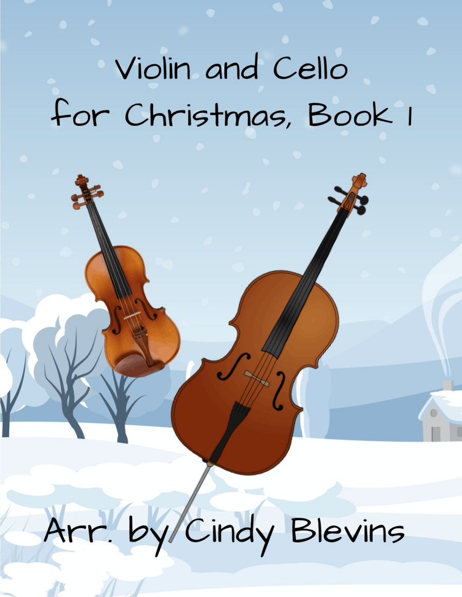 Violin and Cello for Christmas, Book 1 (12 Arrangements) String Duet scores gallery preview page 1