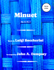 Minuet (Boccherini): Wedding Music for Alto Sax and Piano