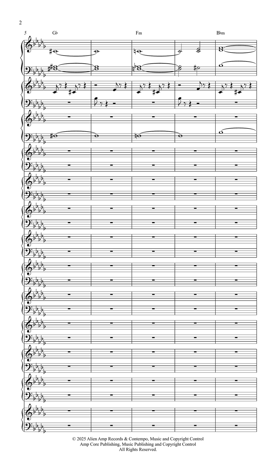 Estréllate Conmigo Piano scores gallery preview page 2