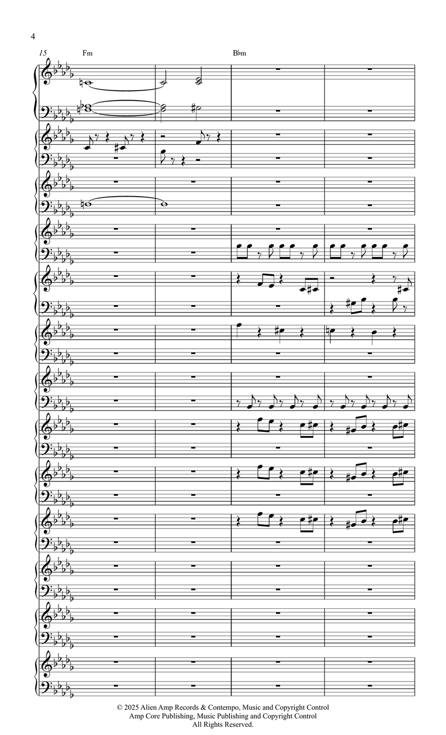 Estréllate Conmigo Piano scores gallery preview page 4