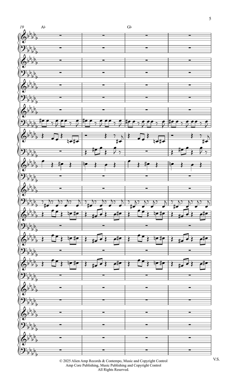 Estréllate Conmigo Piano scores gallery preview page 5