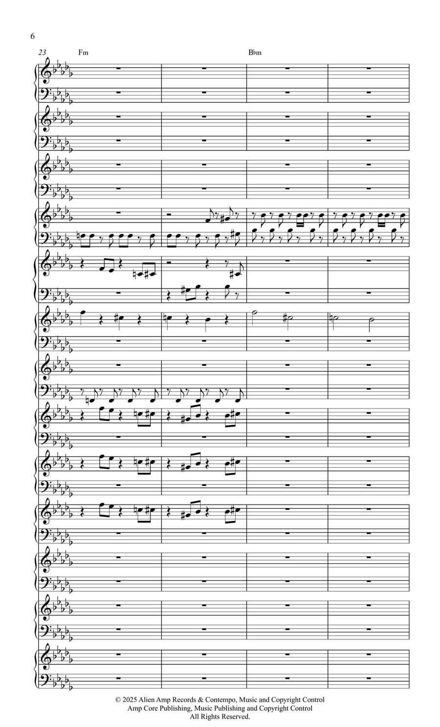 Estréllate Conmigo Piano scores gallery preview page 6