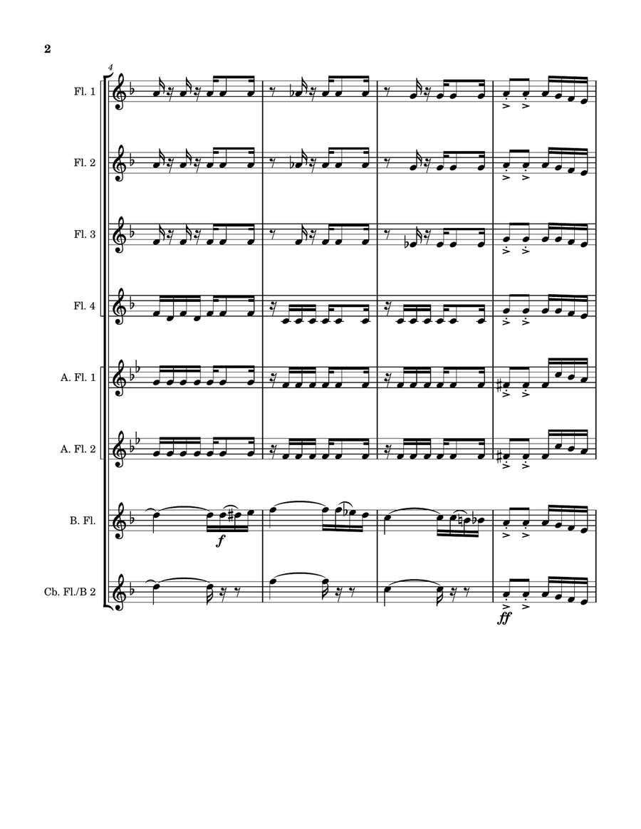 The Garden Of Eden Woodwind Ensemble scores gallery preview page 2