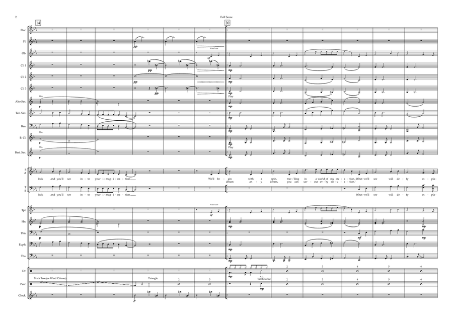 Pure Imagination Pure Imagination Concert Band scores gallery preview page 2