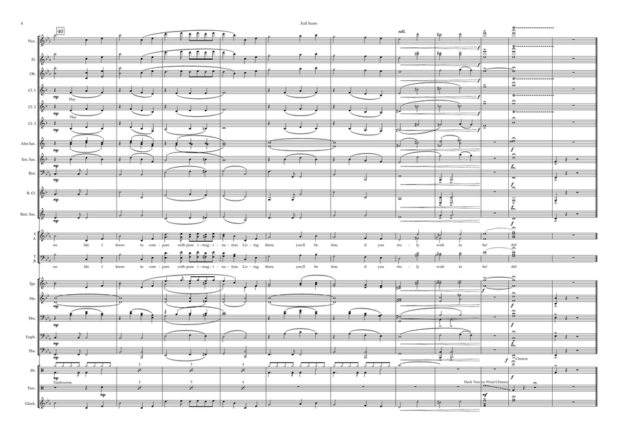 Pure Imagination Pure Imagination Concert Band scores gallery preview page 4