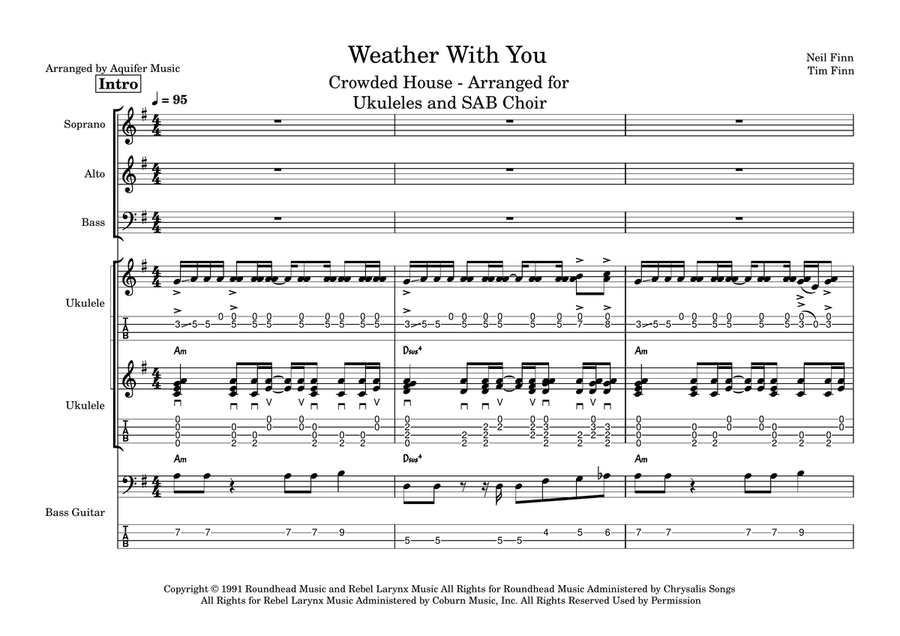 Weather With You Weather With You Small Ensemble scores gallery preview page 1