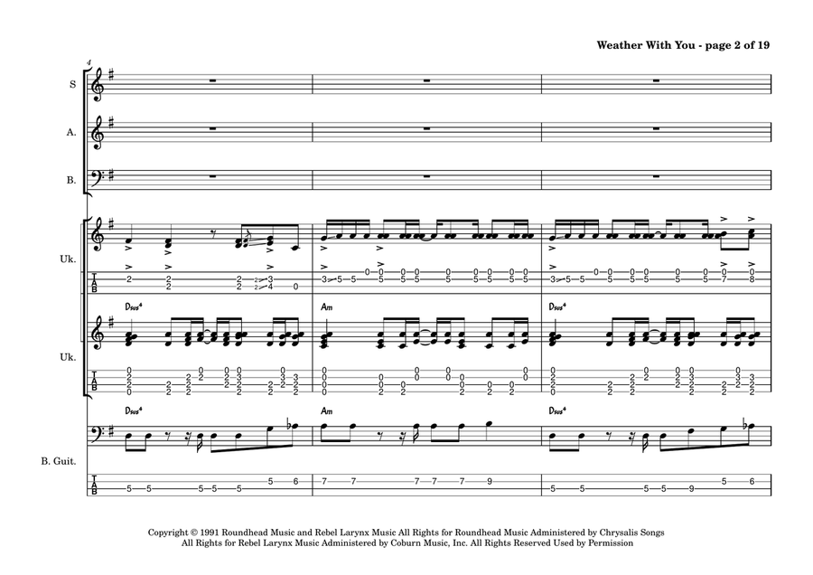 Weather With You Weather With You Small Ensemble scores gallery preview page 2