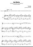 Ave Maria (clarinet and piano – clean with fingering)