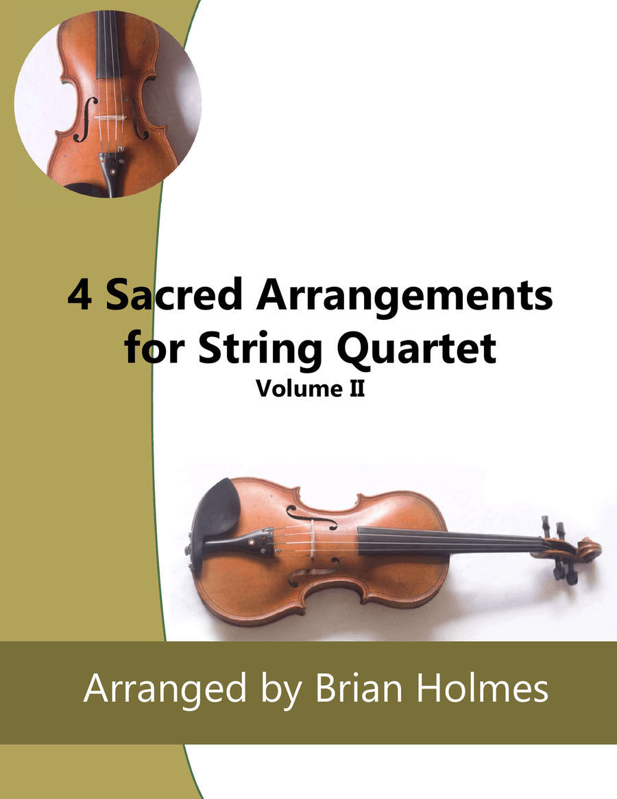 4 Sacred Arrangements for String Quartet Volume II String Quartet scores gallery preview page 1