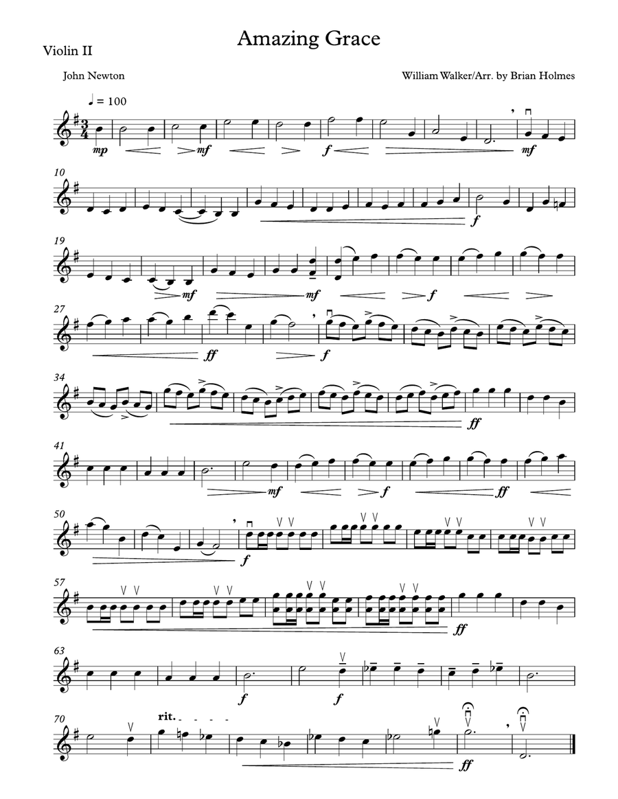 4 Sacred Arrangements for String Quartet Volume II String Quartet scores gallery preview page 6