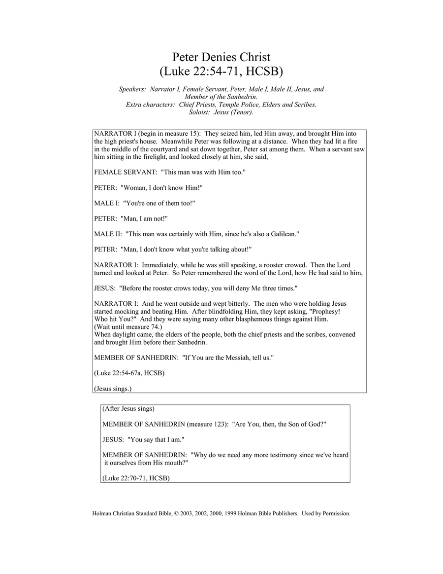 The Passion and Resurrection According to Luke 4-Part scores gallery preview page 2