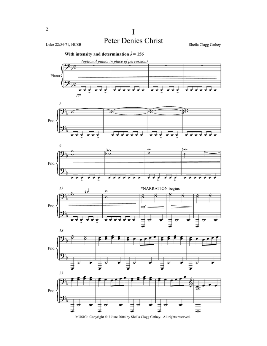 The Passion and Resurrection According to Luke 4-Part scores gallery preview page 3