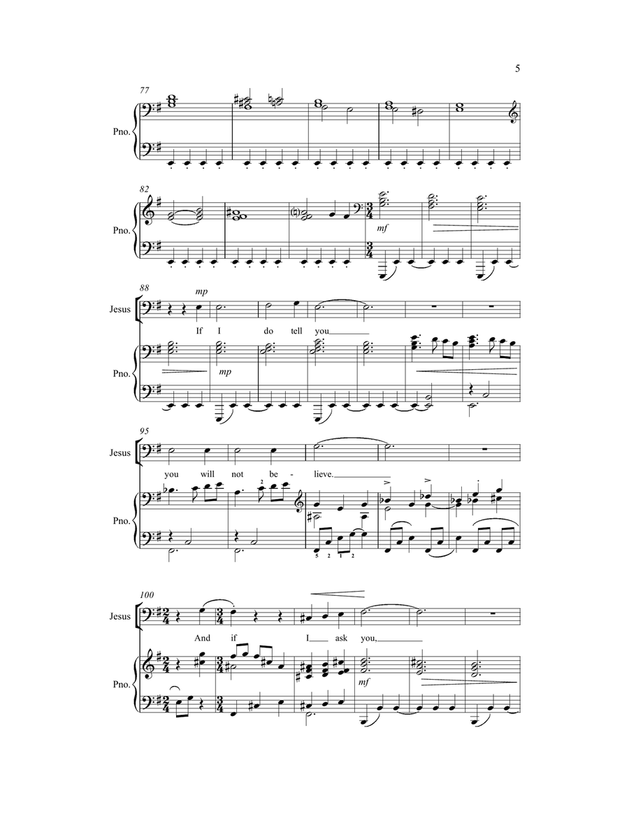 The Passion and Resurrection According to Luke 4-Part scores gallery preview page 6