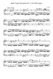 Bach 2 Part Invention No.5 in E- flat Major - Johann Sebastian Bach