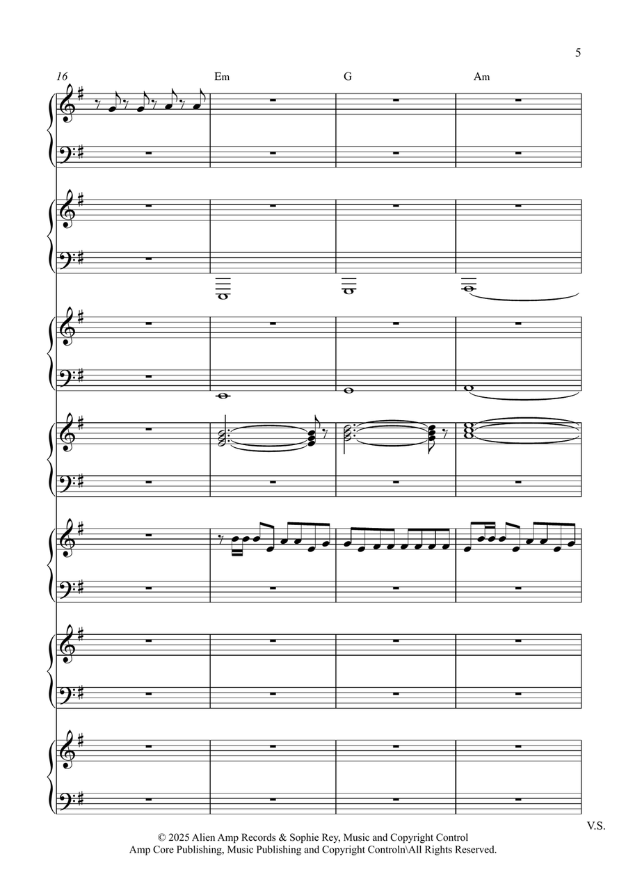 Kiss Like This Piano scores gallery preview page 5