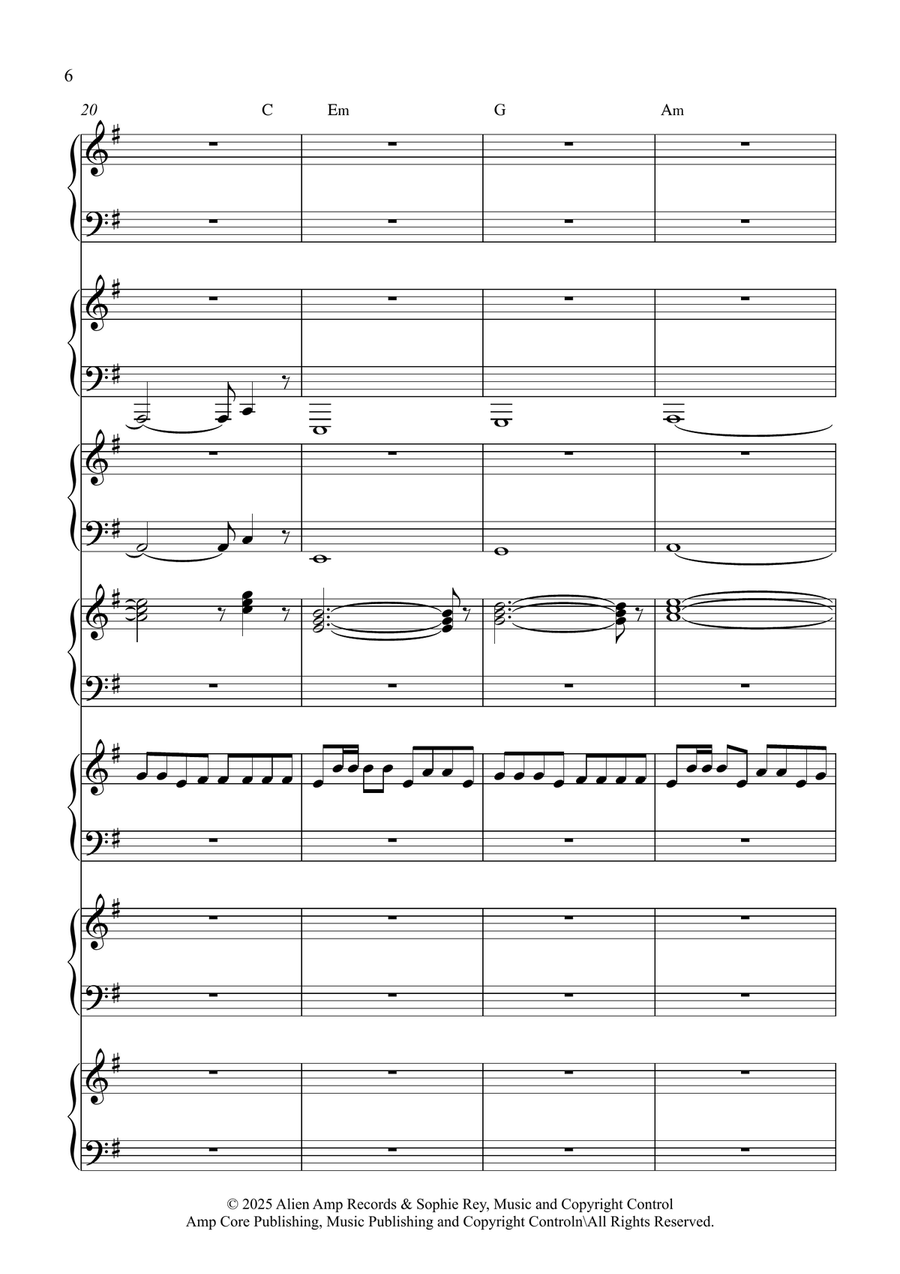 Kiss Like This Piano scores gallery preview page 6