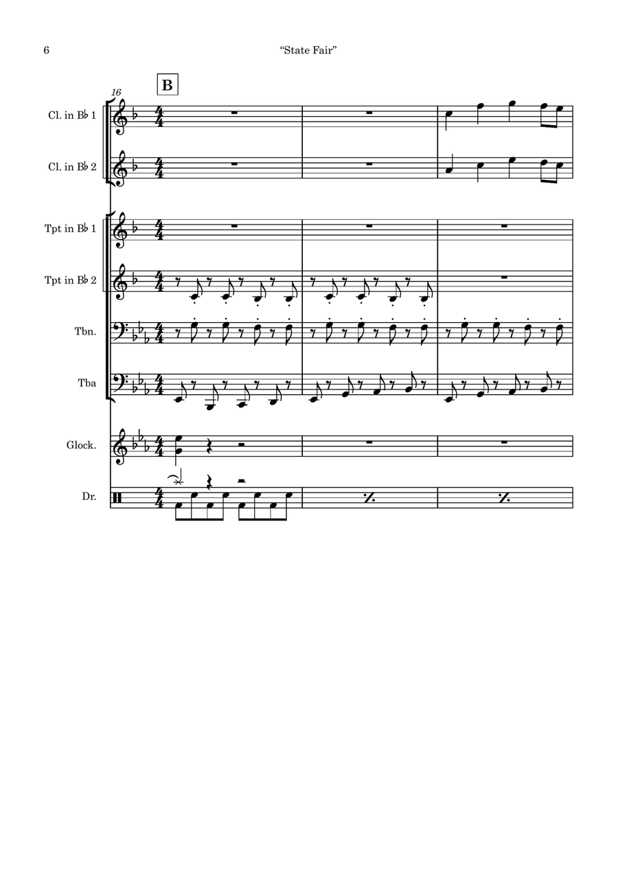 Medley: Our State Fair with It Might As Well Be Spring and It's A Grand Night For Singing Large Ensemble scores gallery preview page 6
