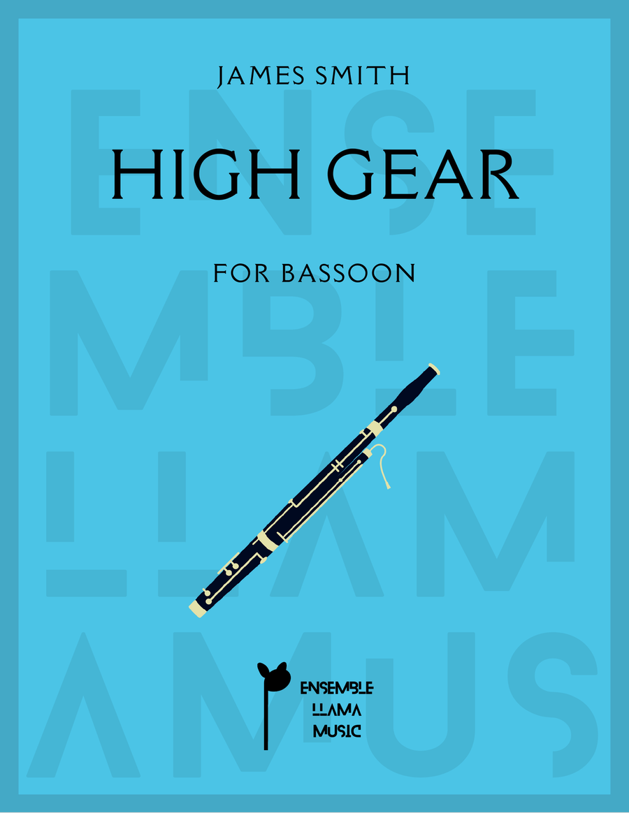 High Gear (Bassoon Solo With Piano Accompaniment) Bassoon Solo scores gallery preview page 1