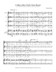 A Man After God's Own Heart - SATB