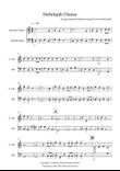 Hallelujah Chorus for Guitar and Double Bass Duet