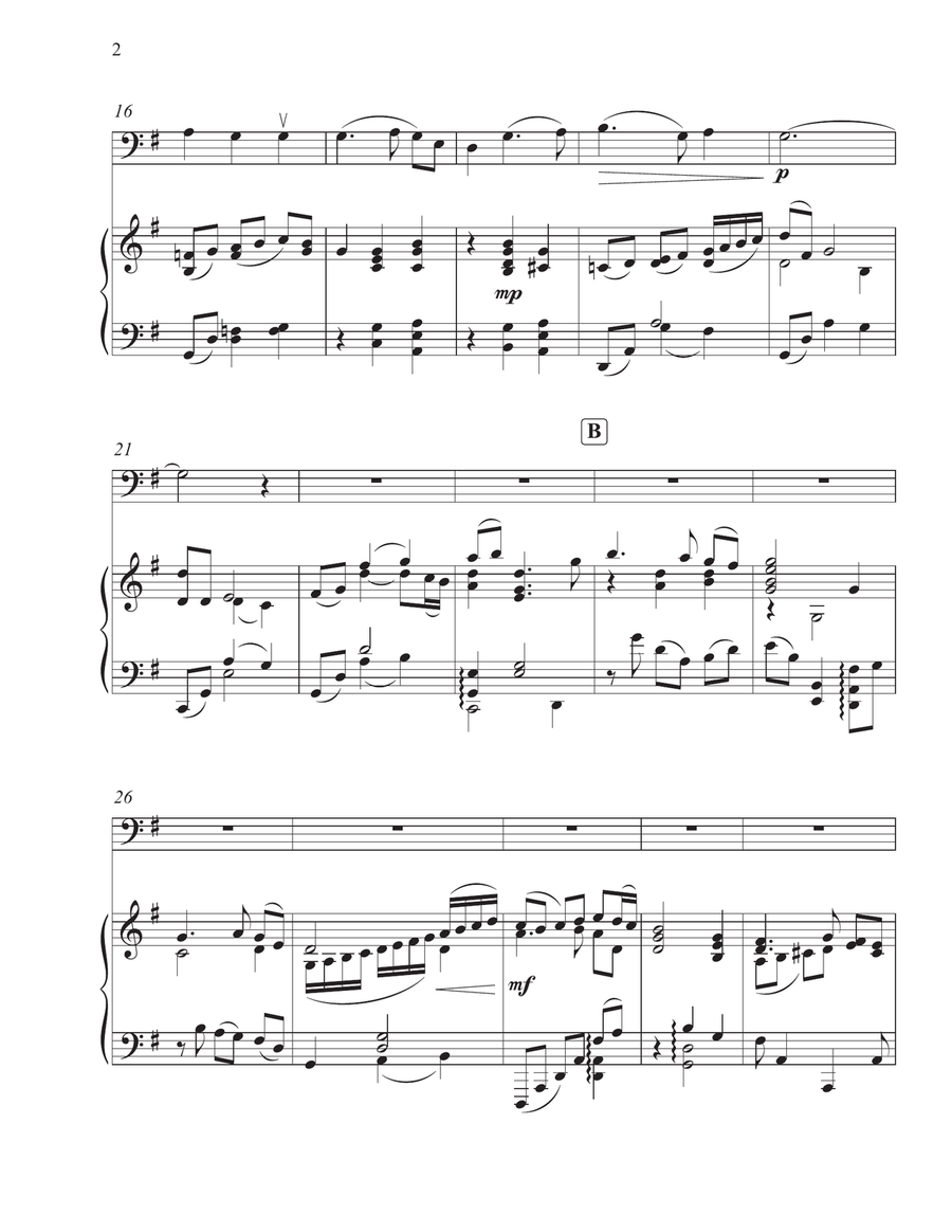 I Need Thee Every Hour I Need Thee Every Hour Chamber Music scores gallery preview page 2