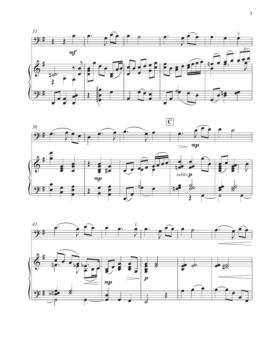 I Need Thee Every Hour I Need Thee Every Hour Chamber Music scores gallery preview page 3