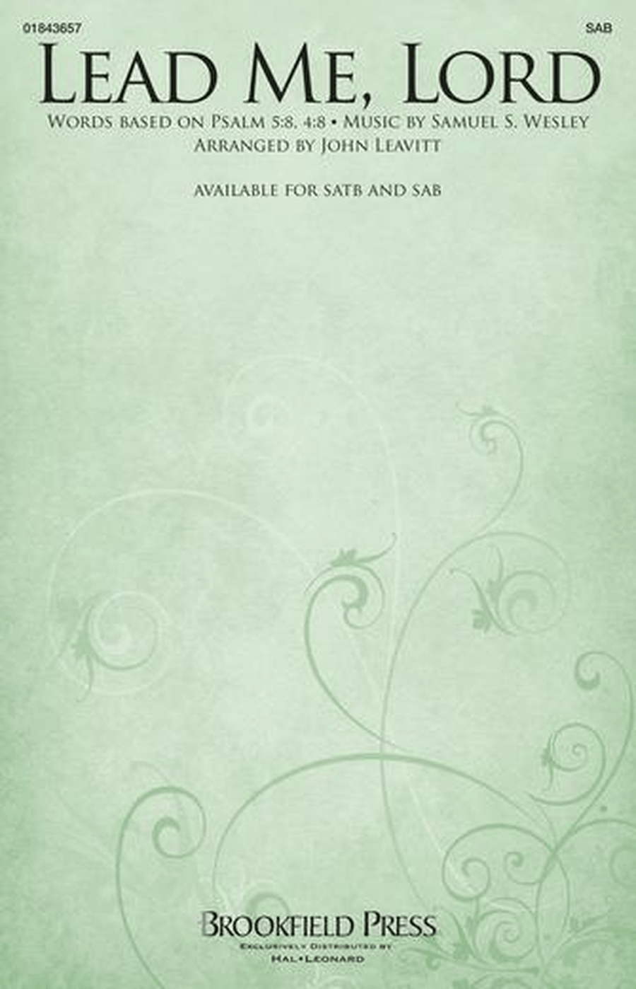 Lead Me, Lord Lead Me, Lord 3-Part scores gallery preview page 1