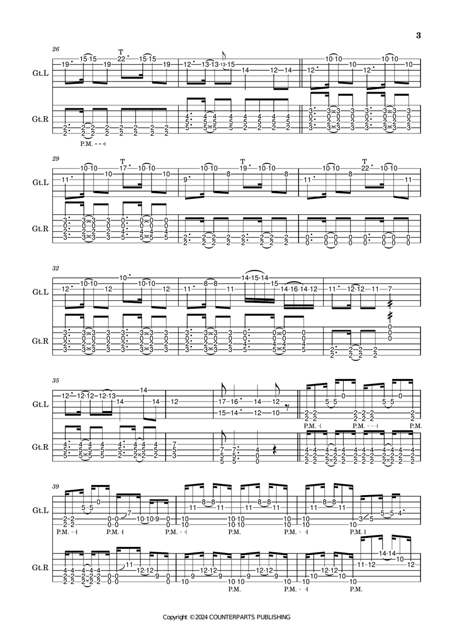 Whispers Of Your Death Whispers Of Your Death Guitar Tablature scores gallery preview page 3