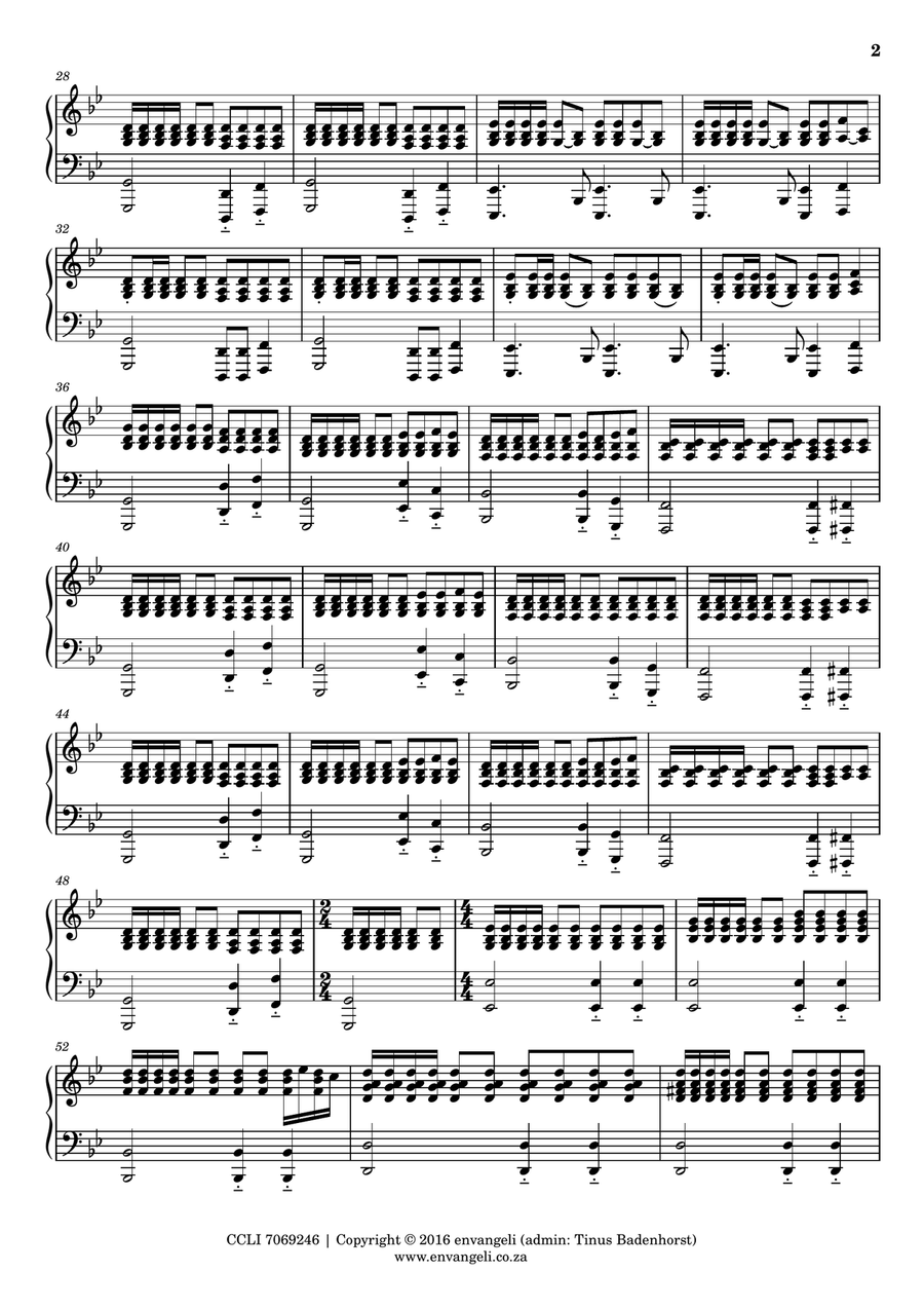 Psalm 117 Psalm 117 Easy Piano scores gallery preview page 2
