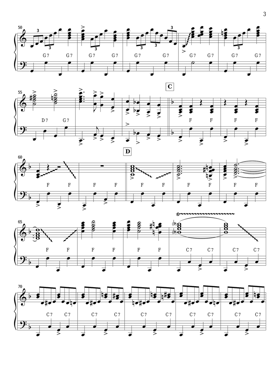 Beer Barrel Polka (SOLO accordion PRO) Accordion scores gallery preview page 3