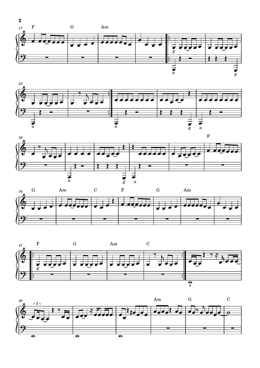 Apt. Apt. Easy Piano scores gallery preview page 2