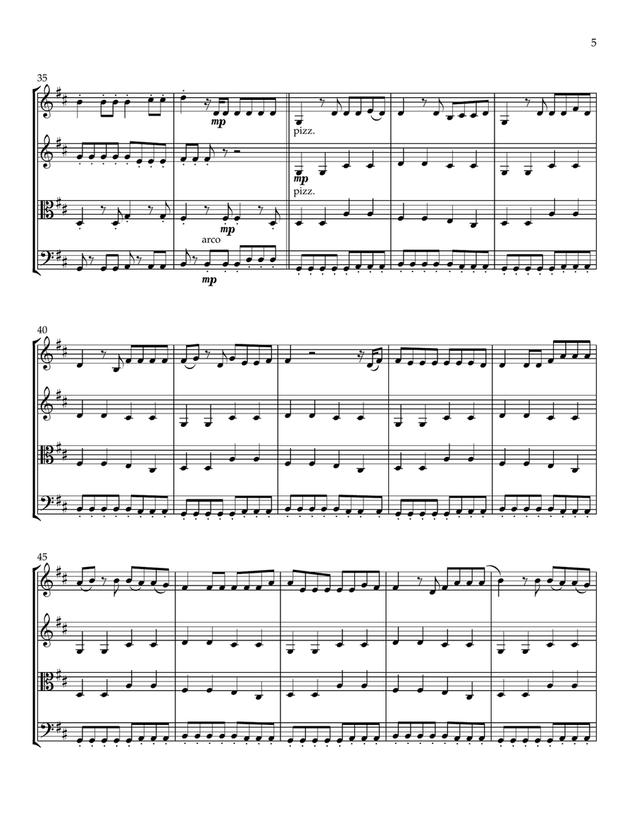 Something Just Like This Something Just Like This String Quartet scores gallery preview page 6