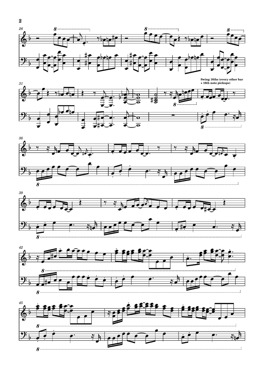 Marine Serene Marine Serene Piano Solo scores gallery preview page 2