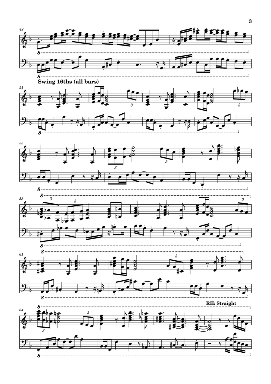 Marine Serene Marine Serene Piano Solo scores gallery preview page 3