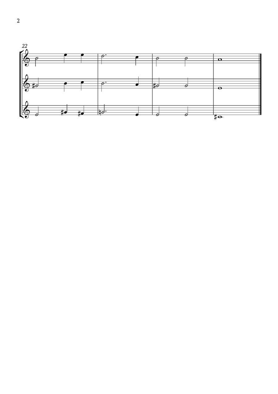 Shall I Come Sweet Love Woodwind Trio scores gallery preview page 2