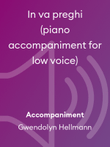In van preghi (piano accompaniment for low voice)