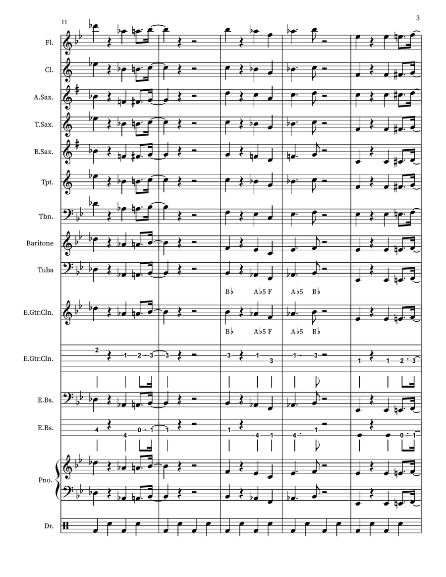 Ode to Nikki v2.1c Ode to Nikki v2.1c Marching Band scores gallery preview page 3