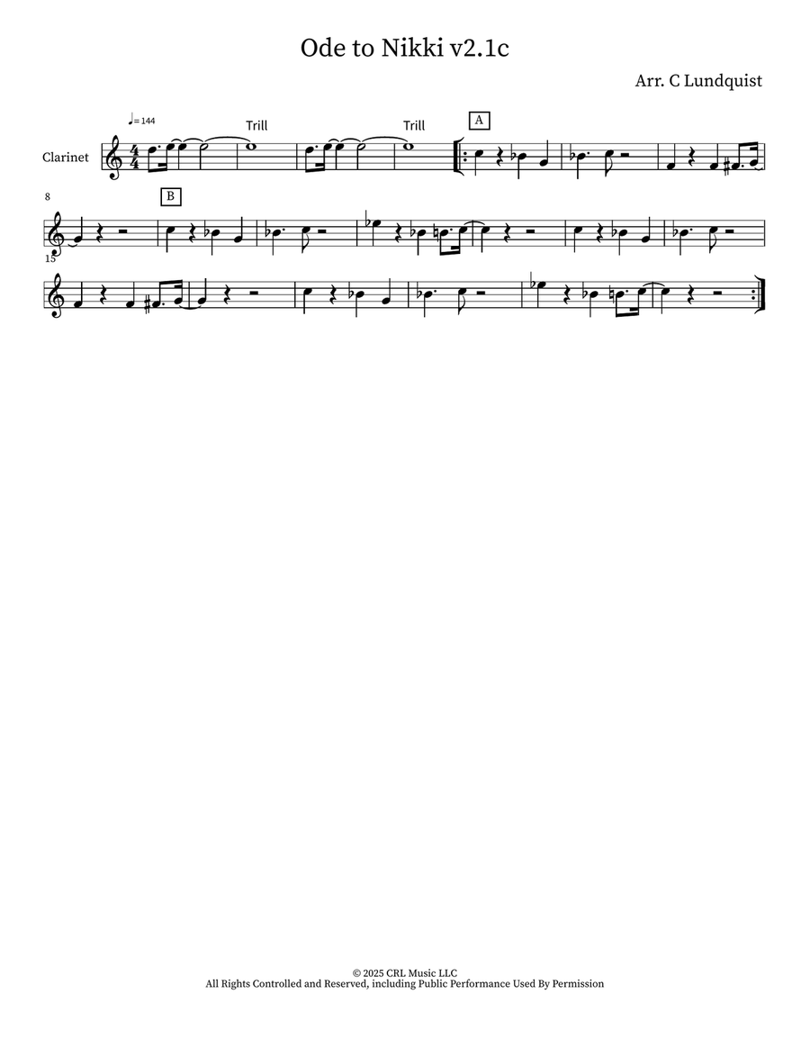 Ode to Nikki v2.1c Ode to Nikki v2.1c Marching Band scores gallery preview page 6